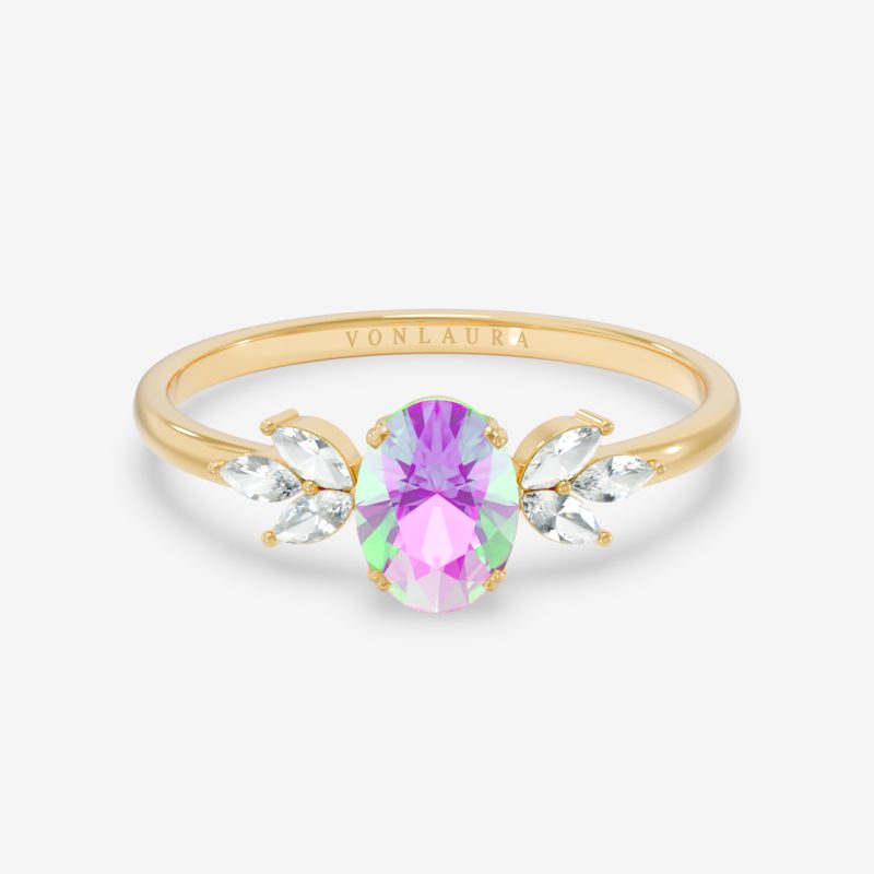 Evelyn – Aurora Gem with Diamond Details