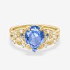 Vivienne – Oval Sapphire Ring Set